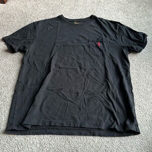 Polo Ralph Lauren Men's Size Medium Black Pocket Tee